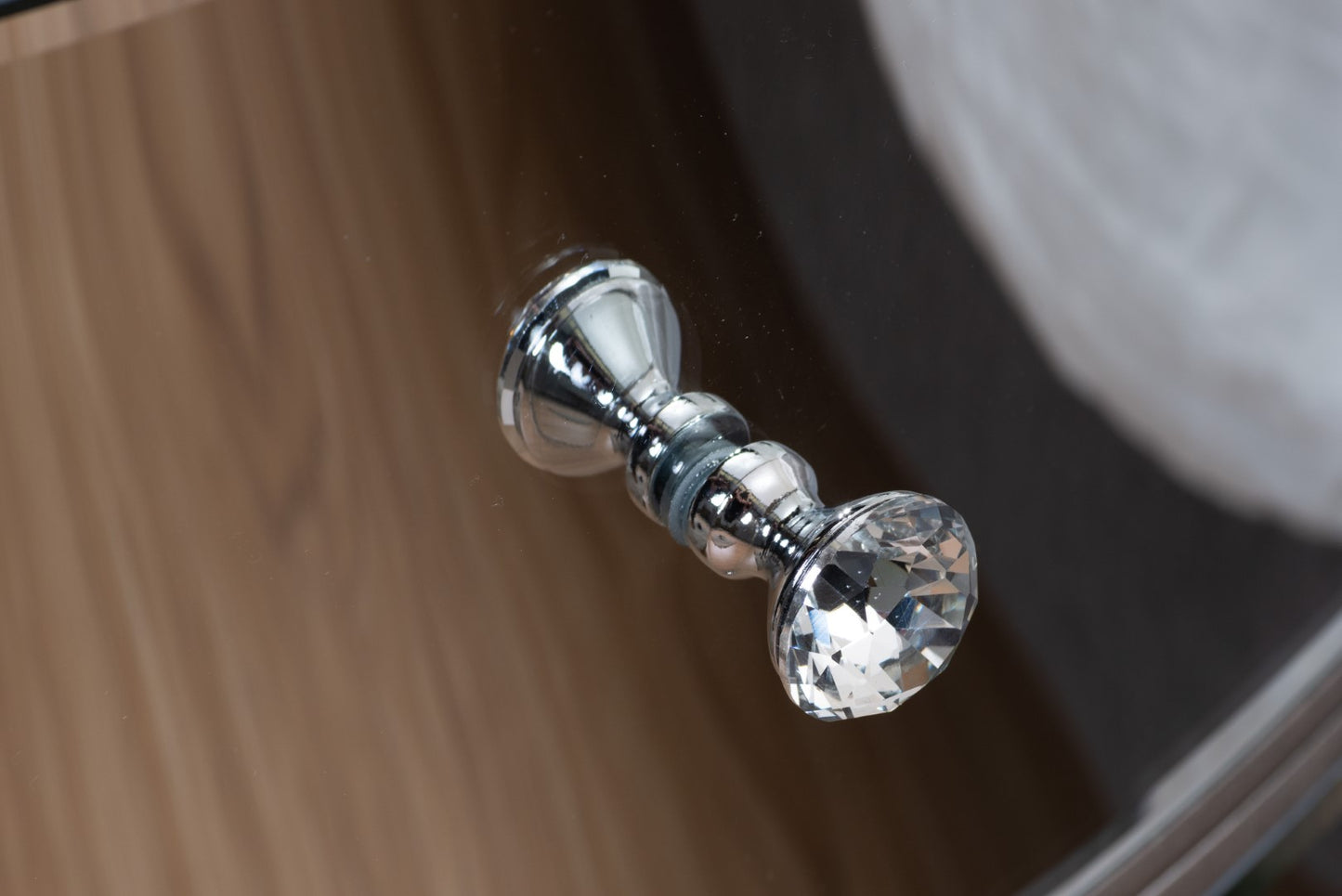 Birlea Elysee Glass 5 Drawer Narrow Chest