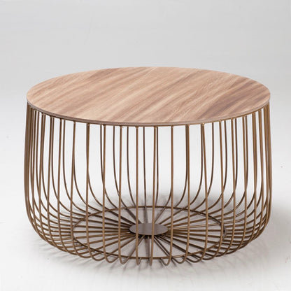 LPD Enzo Oak Large Cage Table