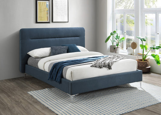 Birlea Finn 5ft Kingsize Blue Fabric Bed Frame