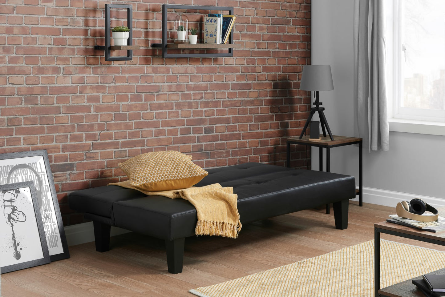 Birlea Franklin Black Sofa Bed