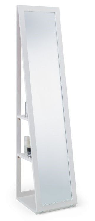 Julian Bowen Fresco White Storage Mirror