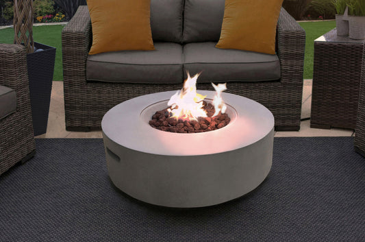 MDA Designs Fusion Light Stone Propane Fire Pit