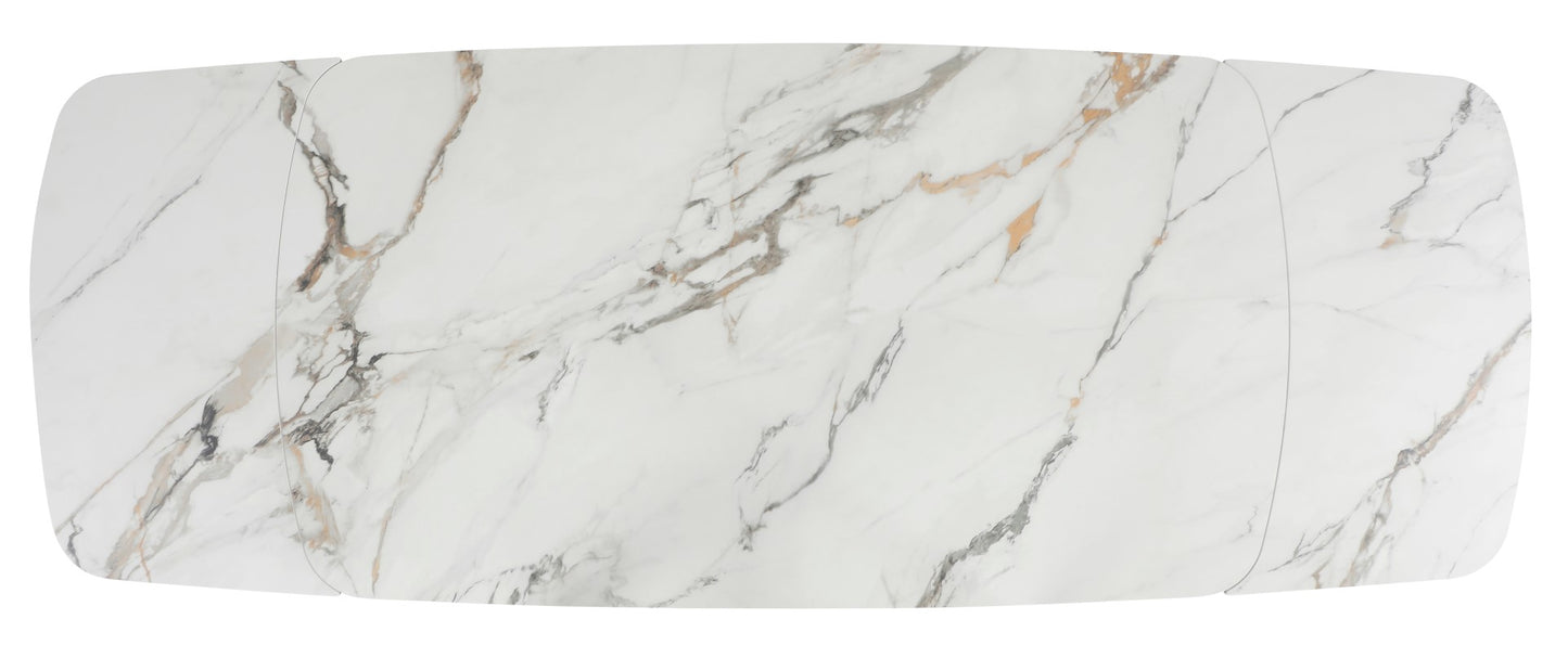 Giatalia Fidenza 260cm Black Ash Extending Dining Table 6 - 10 Seater