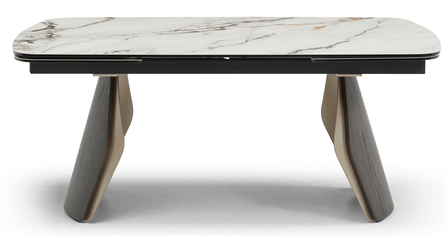 Giatalia Fidenza 260cm Black Ash Extending Dining Table 6 - 10 Seater