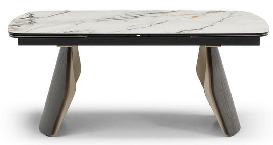 Giatalia Fidenza 260cm Black Ash Extending Dining Table 6 - 10 Seater