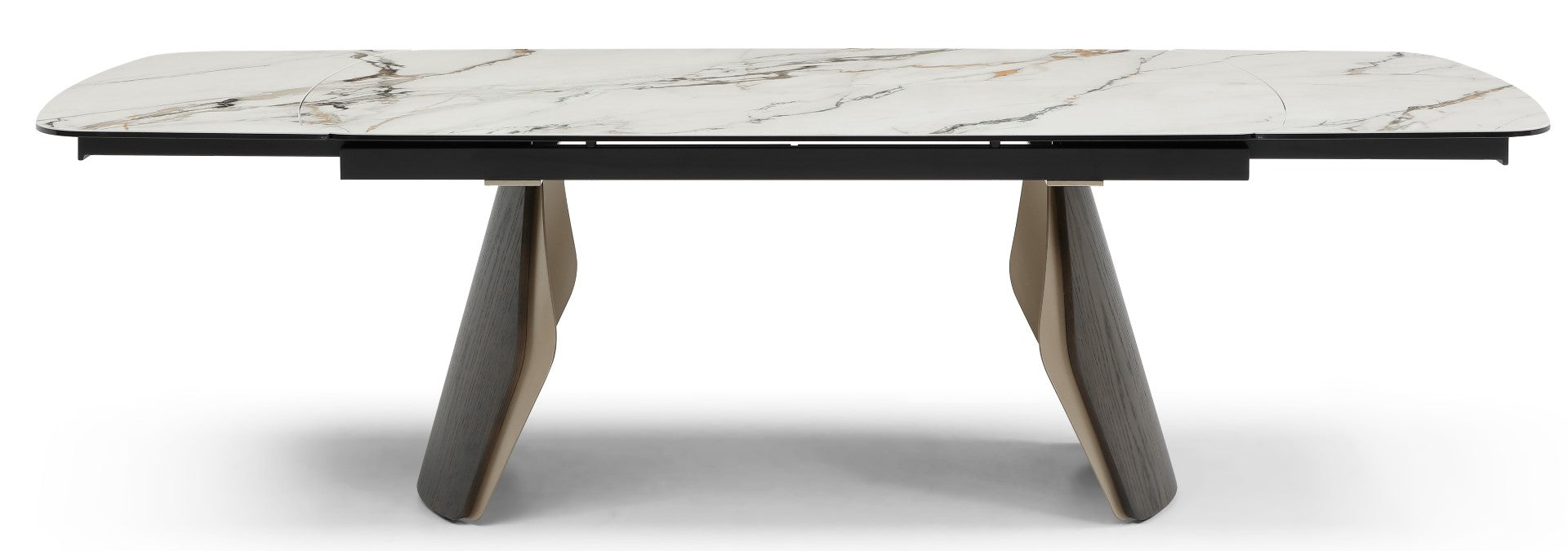 Giatalia Fidenza 260cm Black Ash Extending Dining Table 6 - 10 Seater