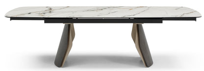 Giatalia Fidenza 260cm Black Ash Extending Dining Table 6 - 10 Seater