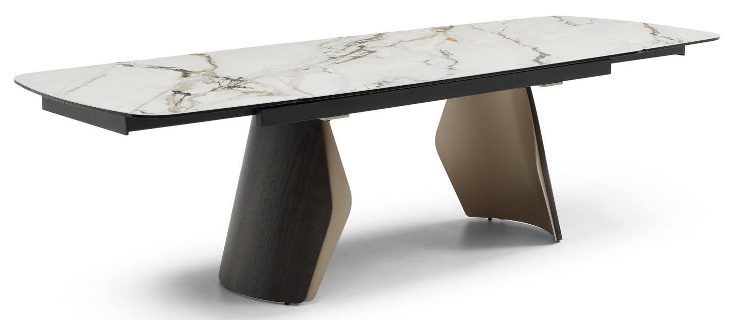 Giatalia Fidenza 260cm Black Ash Extending Dining Table 6 - 10 Seater