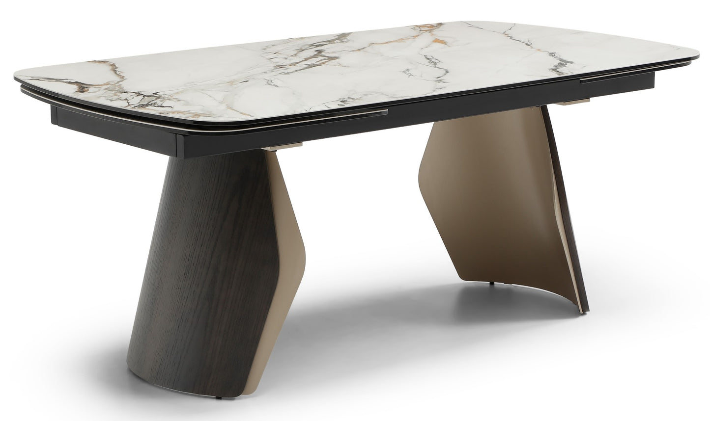 Giatalia Fidenza 260cm Black Ash Extending Dining Table 6 - 10 Seater