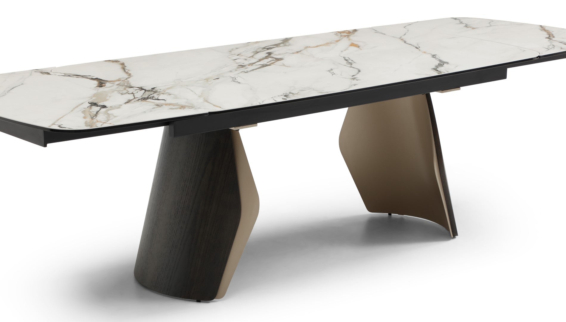 Giatalia Fidenza 260cm Black Ash Extending Dining Table 6 - 10 Seater