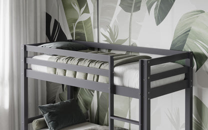 Flair Furnishings Callisto Grey Shorty Bunk Bed Frame