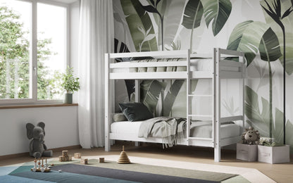 Flair Furnishings Callisto White Shorty Bunk Bed Frame