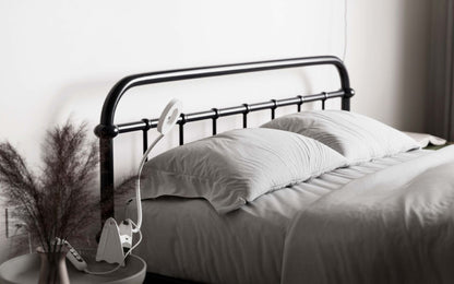 Flair Furnishings Compton 4ft6 Double Black Metal Bed