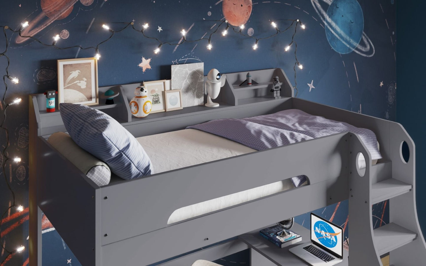 Flair Furnishings Cosmic Grey Highsleeper Frame