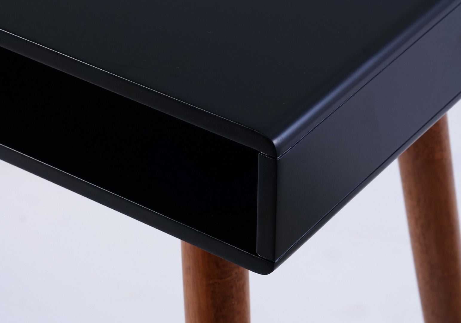 Flair Furnishings Edelweiss Walnut & Black Desk