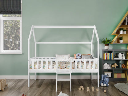 Flair Furnishings Explorer White Midsleeper with Rails