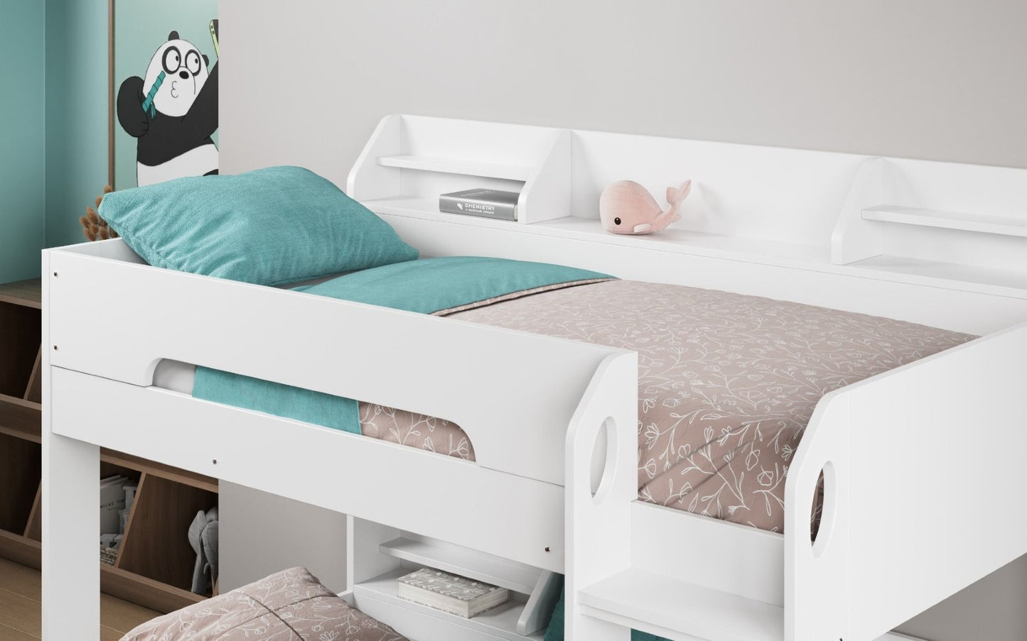 Flair Furnishings Flick White Bunk Bed