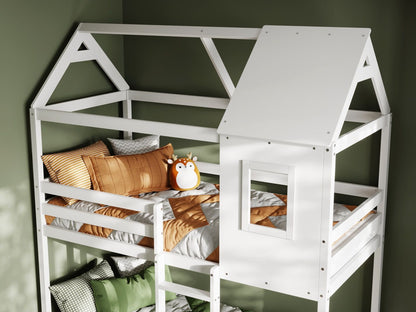 Flair Furnishings Hideaway White Bunk Bed