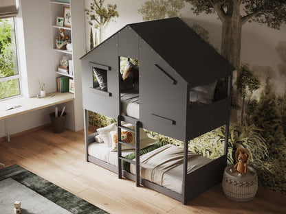 Flair Furnishings Jungle Grey Bunk Bed