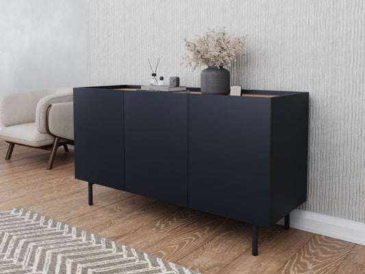 Flair Furnishings Mino Dark Grey & Oak Tv Stand & Sideboard