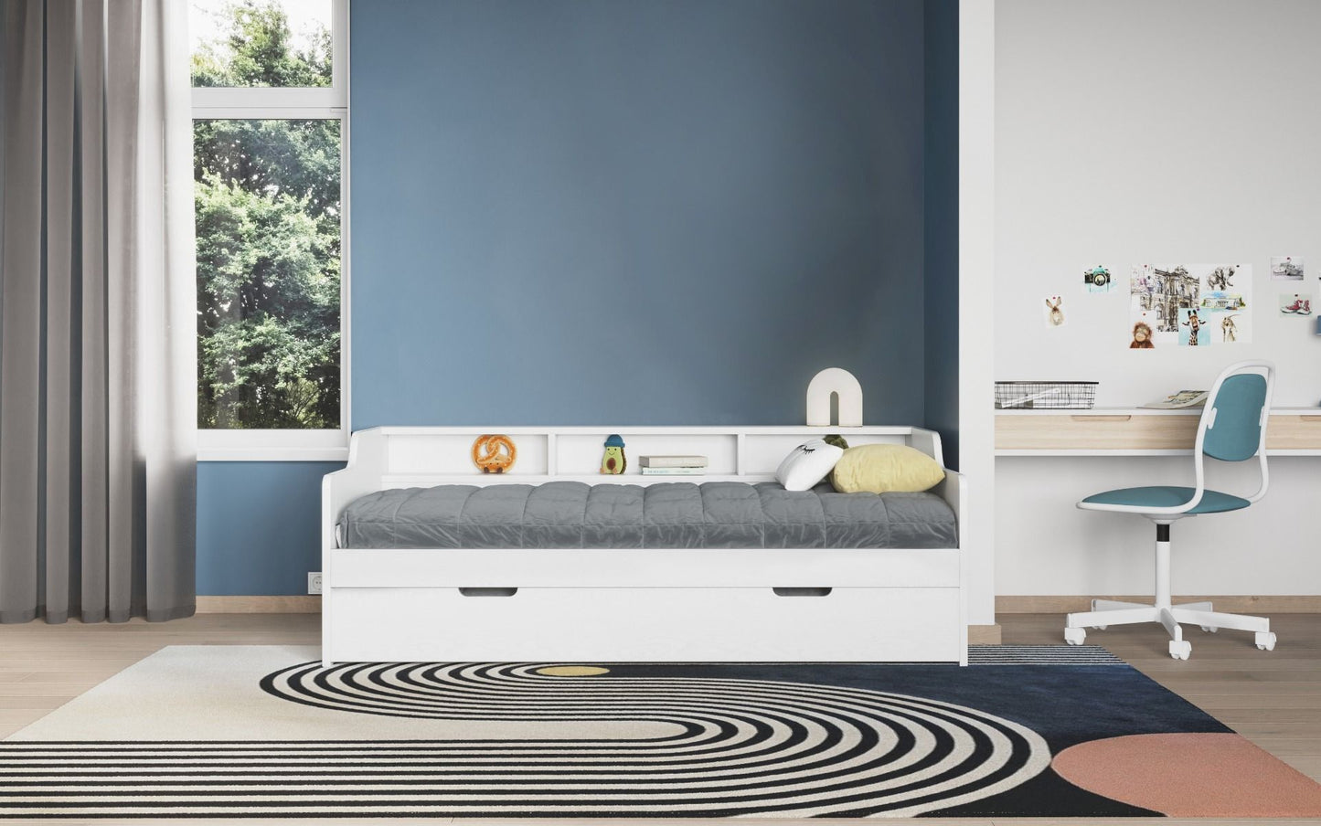 Noomi Enzo White Day Bed