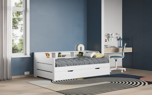 Flair Noomi Enzo White Day Bed