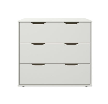Noomi Nora White Midi Chest Of 3 Drawers