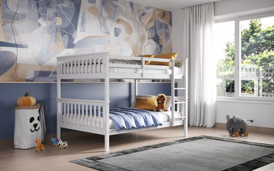Flair Tetrad White Bunk Bed