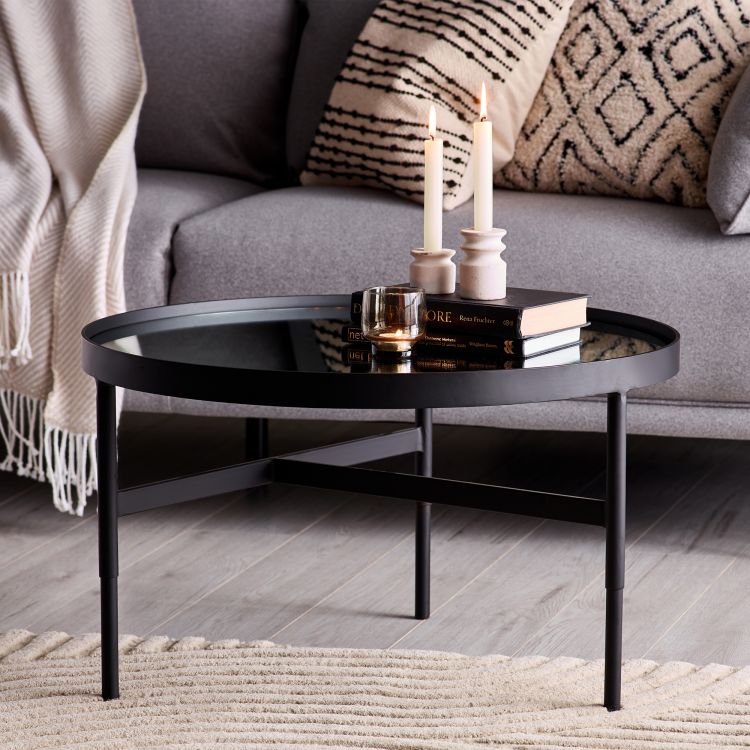 Franki Mirror Glass Coffee Table