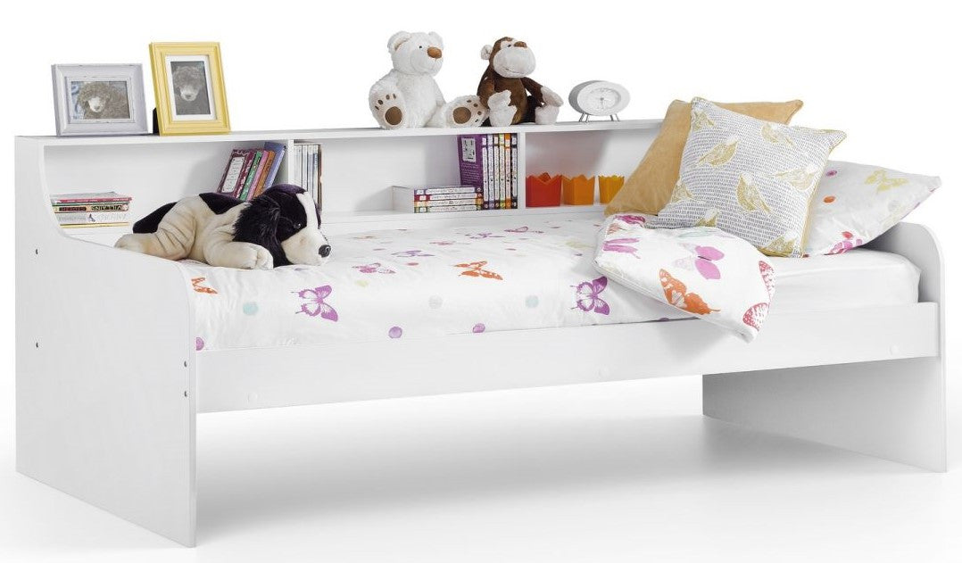 Julian Bowen Grace Matt White Finish 3ft Single Daybed