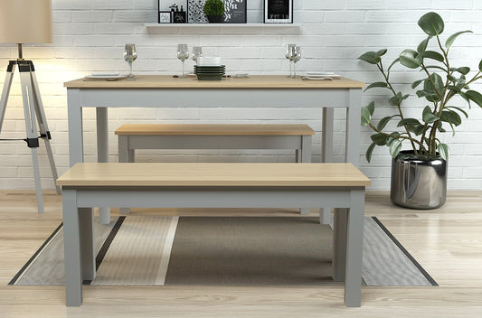 LPD Ohio Grey Dining Set