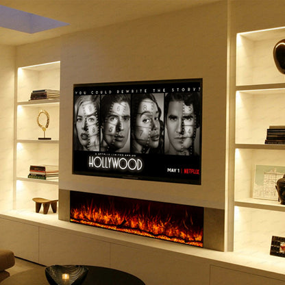 Giatalia Black Clarendon Borderless Glass Fire