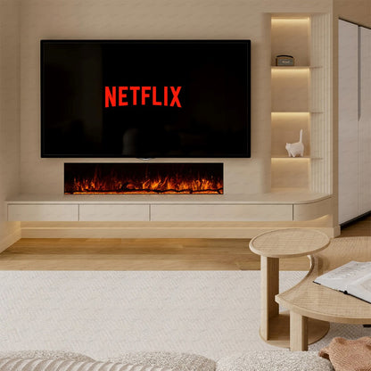 Giatalia Black Clarendon Borderless Glass Fire