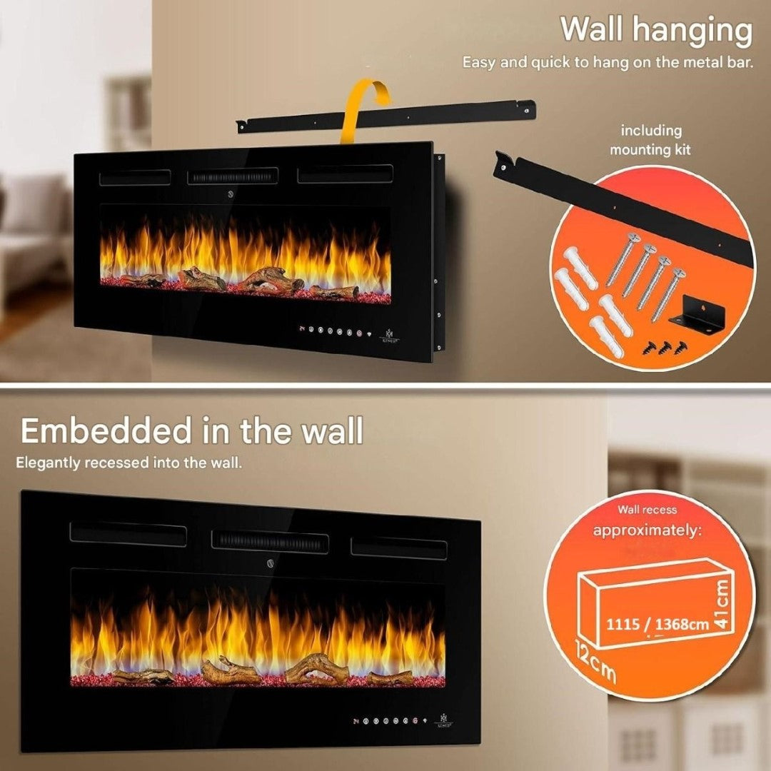 Giatalia Black Luminis Insert Fire (WiFi)