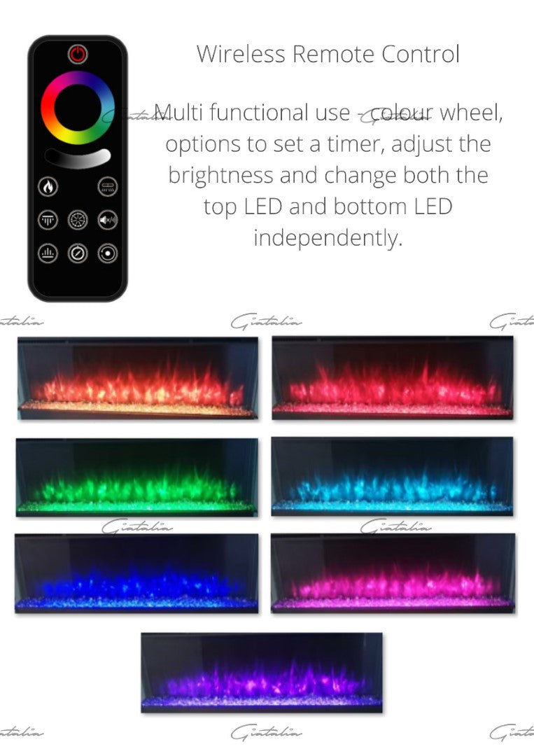 Giatalia Black Luvelle 3D Panoramic Fire (WiFi)