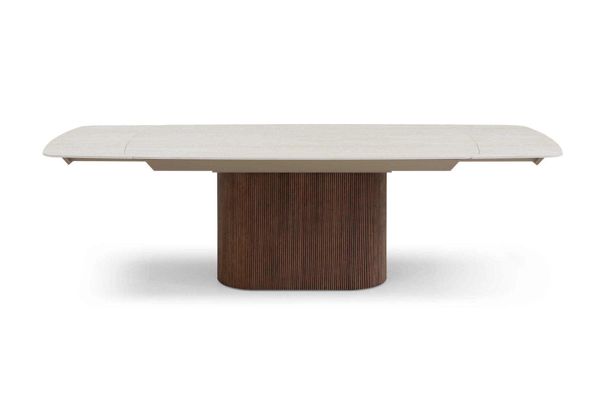 Ginevra Ext Dining Table White Walnut Free & Fast UK Delivery