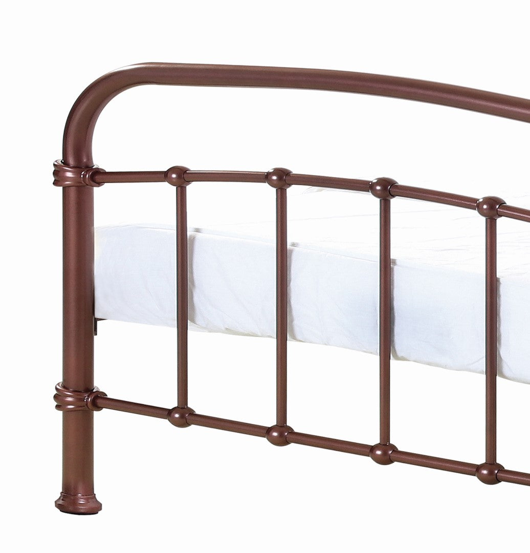 LPD Halston 3ft Single Copper Metal Bed