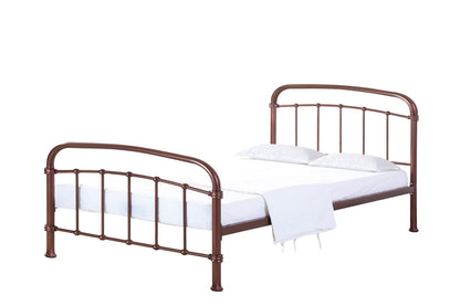 LPD Halston 3ft Single Copper Metal Bed