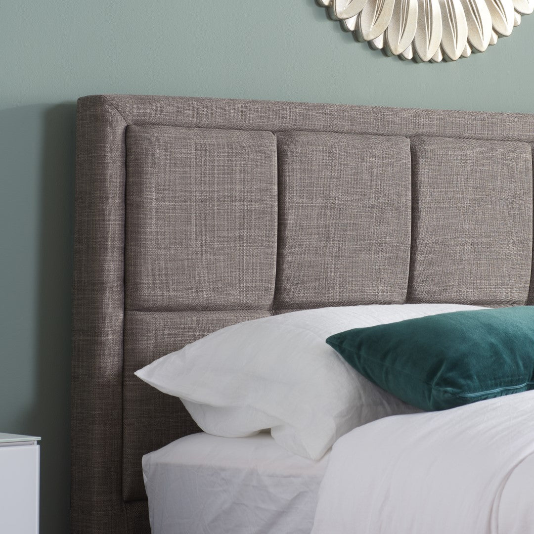 Birlea Hannover 4ft6 Double Grey Fabric Ottoman Bed Frame