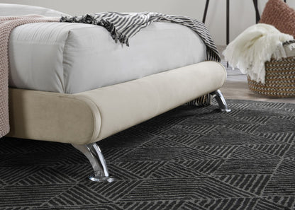 Birlea Hemlock 4ft Small Double Brown Fabric Bed Frame