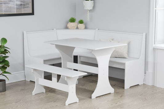 Birlea Hemington White Corner Dining Set