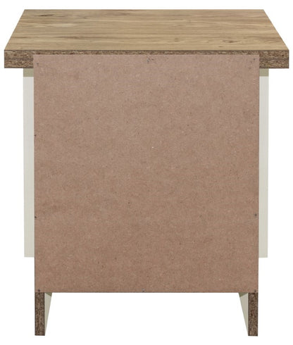 Birlea Highgate Cream And Oak 2 Drawer Bedside