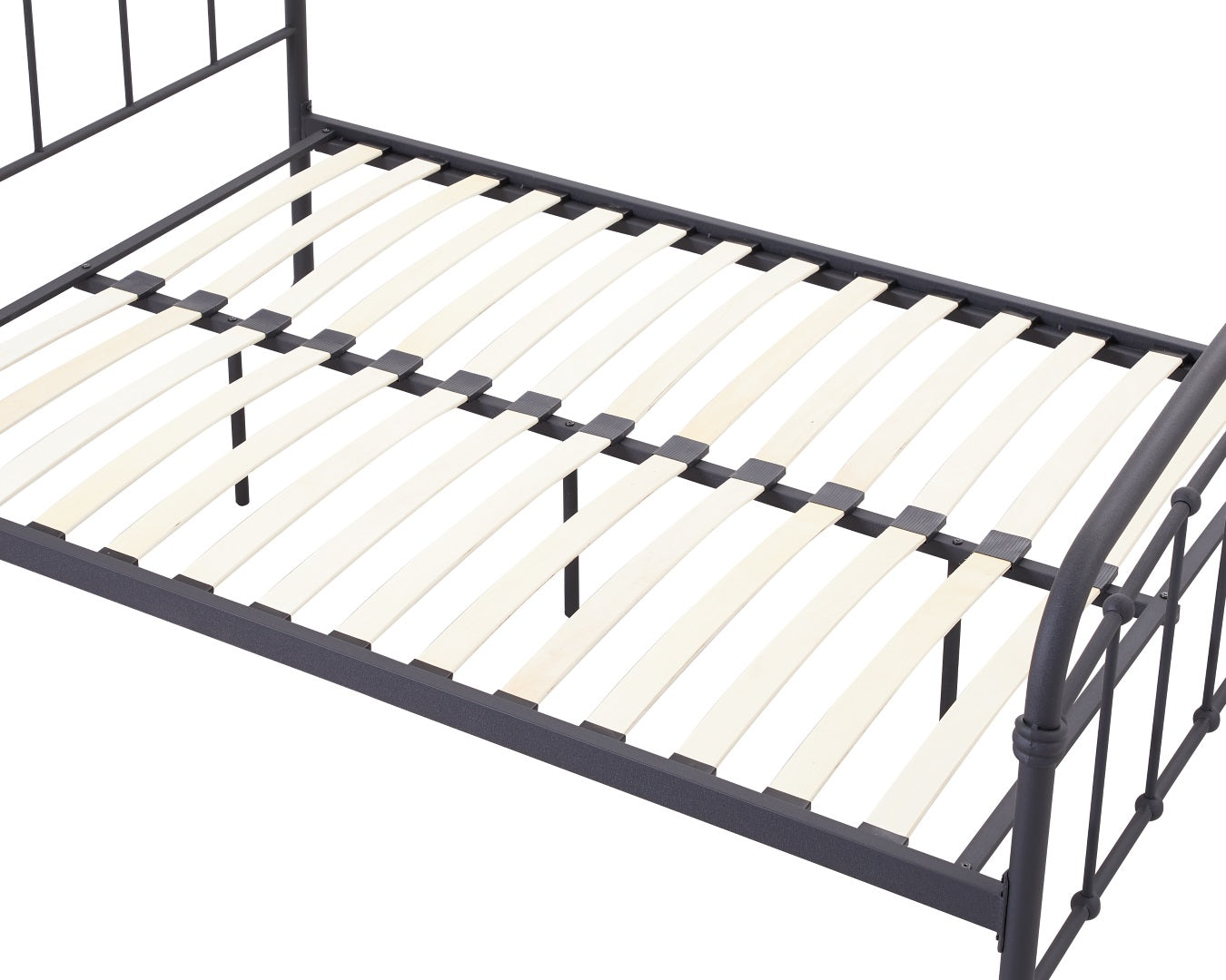 Lpd halston 3ft single black metal bed price