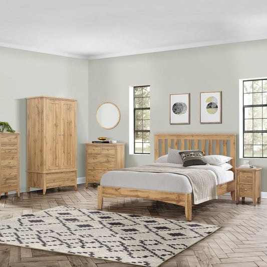 Birlea Hampstead 5ft Kingsize Brown Wooden Bed Frame