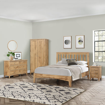 Birlea Hampstead 5ft Kingsize Brown Wooden Bed Frame