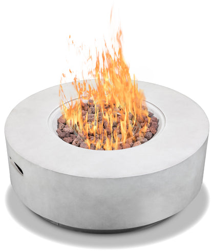 MDA Designs Fusion Light Stone Propane Fire Pit