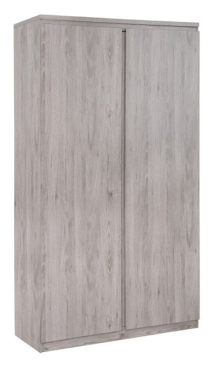 Julian Bowen Jupiter Grey Oak 2 Door Wardrobe