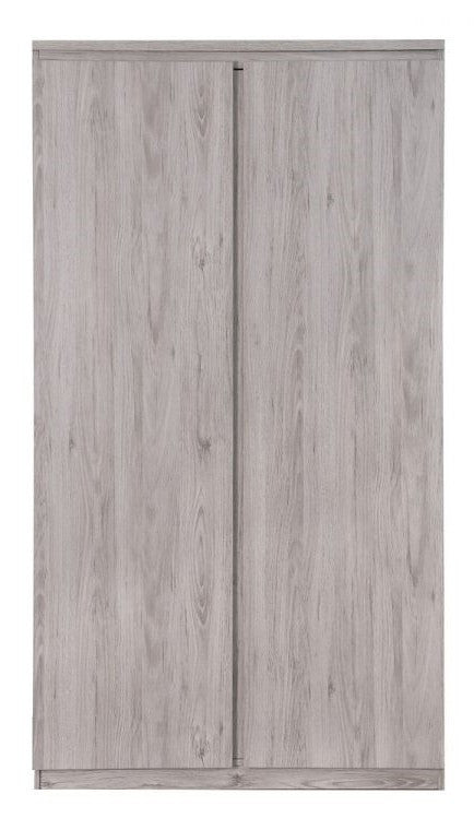 Julian Bowen Jupiter Grey Oak 2 Door Wardrobe