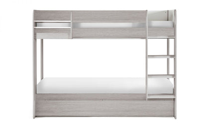 Julian Bowen Mars Grey Oak Bunk Bed with Pull out Trundle