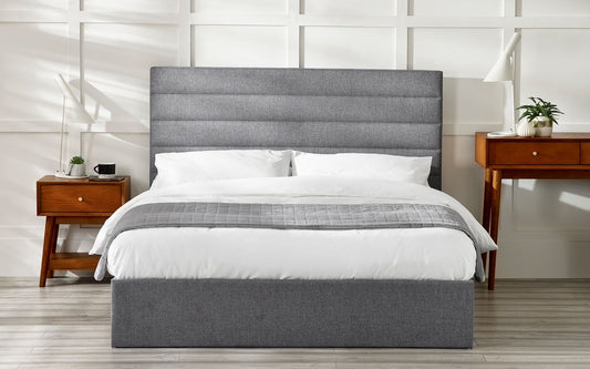 Julian Bowen Merida 3ft Single Grey Ottoman Bed Frame